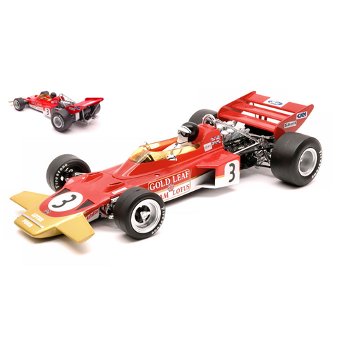 LOTUS 72 J.RINDT 1970 N.3 SPANISH GP 1:18 Quartzo Formula 1 Modellino