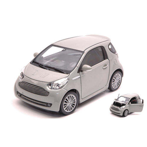 ASTON MARTIN CYGNET 2011 MOUSE METALLIC GREY 1:24 Welly Auto Stradali Modellino