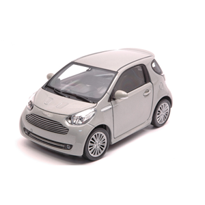 ASTON MARTIN CYGNET 2011 MOUSE METALLIC GREY 1:24 Welly Auto Stradali Modellino