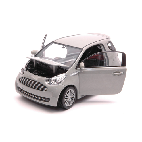 ASTON MARTIN CYGNET 2011 MOUSE METALLIC GREY 1:24 Welly Auto Stradali Modellino