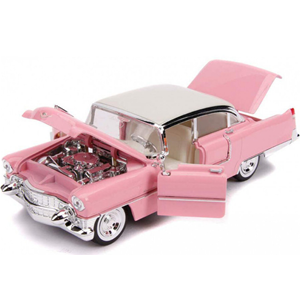 CADILLAC FLEETWOOD 1955 WITH ELVIS PRESLEY 1:24 Jada Toys Movie Modellino