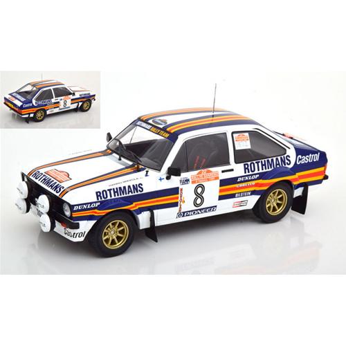 FORD ESCORT MK2 RS 1800 N.8 RALLY SAN REMO 1980 MIKKOLA-HERTZ 1:18 Ixo Model Auto Rally Modellino