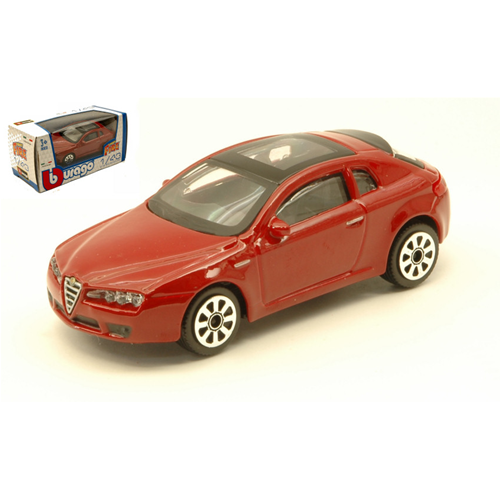 ALFA ROMEO BRERA 2005 RED 1:43 Burago Auto Stradali Modellino