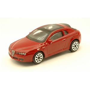 ALFA ROMEO BRERA 2005 RED 1:43 Burago Auto Stradali Modellino