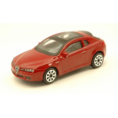 ALFA ROMEO BRERA 2005 RED 1:43 Burago Auto Stradali Modellino