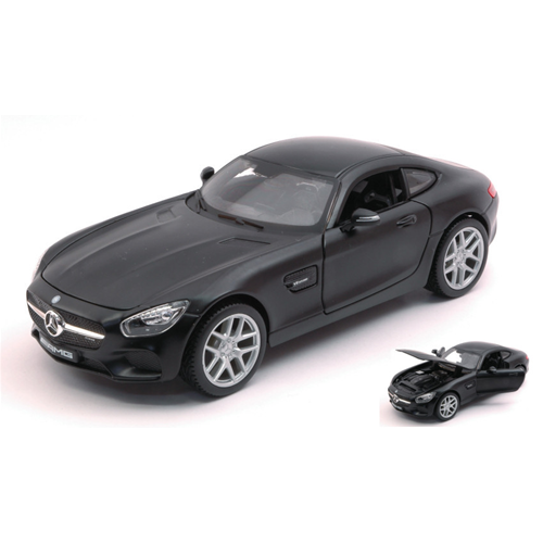 MERCEDES BENZ AMG GT-S 2014 DULL BLACK COLLECTION 1:24 Maisto Auto Stradali Modellino