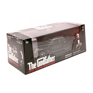 LINCOLN CONTINENTAL 1941 "DON CORLEONE FIGURE" THE GODFATHER IL PADRINO 1972 1:43 Greenlight Movie Modellino