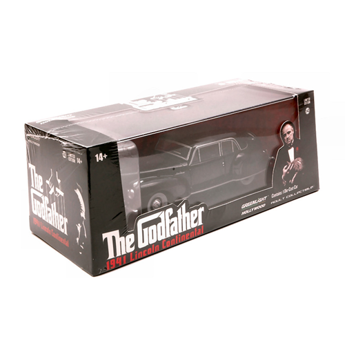 LINCOLN CONTINENTAL 1941 "DON CORLEONE FIGURE" THE GODFATHER IL PADRINO 1972 1:43 Greenlight Movie Modellino