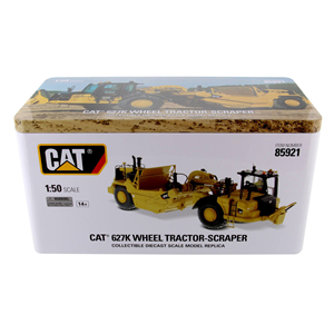 CAT 627K SCRAPER 1:50 Diecast Master Mezzi Industriali Modellino