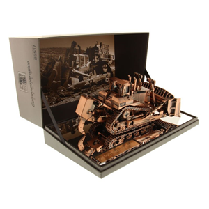 CAT D11T TRACK TYPE TRACTOR COPPER FINISH 1:50 Diecast Master Mezzi Industriali Modellino