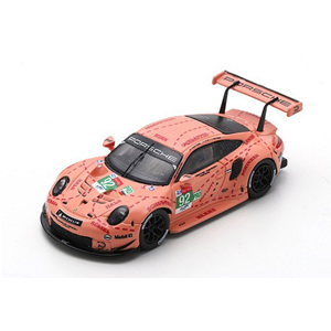 PORSCHE 911 RSR N.92 WINNER LMGTE LE MANS 2018 M.CHRISTENSEN-K.ESTRE-L.VANTHOOR 1:87 Spark Model Auto Competizione Modellino