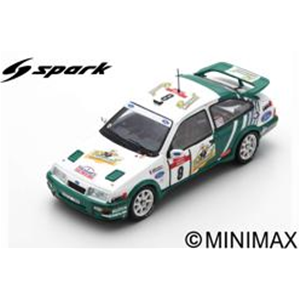 FORD SIERRA RS COSWORTH N.8 WINNER TOUR DE CORSE 1988 D.AURIOL-B.OCCELLI 1:43 Spark Model Auto Rally Modellino