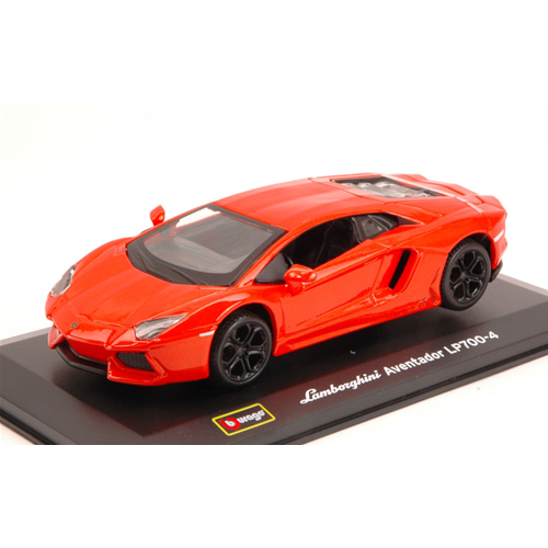 LAMBORGHINI AVENTADOR 2010 ORANGE 1:32 Burago Auto Stradali Modellino