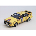 AUDI QUATTRO N.10 4th RAC RALLY 1983 LAMPI-KUKKALA 1:43 Trofeu Auto Rally Modellino