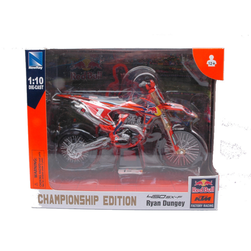 KTM 450SX-F RED BULL N.1 RYAN DUNGEY 1:10 New Ray Moto Modellino