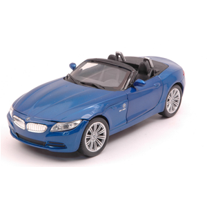 BMW Z 4 SILVER BLUE 1:24 New Ray Auto Stradali Modellino