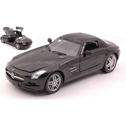 MERCEDES SLS AMG 2010 BLACK 1:24 New Ray Auto Stradali Modellino
