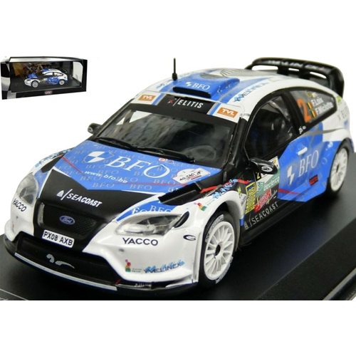 FORD FOCUS RS WRC N.2 BELGIUM LOIX-MICLOTTE 1:43 Editoria Auto Rally Modellino