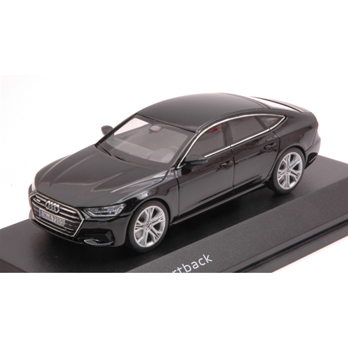 AUDI A7 SPORTBACK 2017 MYRTH BLACK 1:43 Norev Auto Stradali Modellino