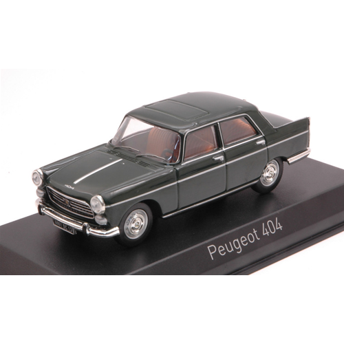 PEUGEOT 404 1965 GREEN 1:43 Norev Auto Stradali Modellino