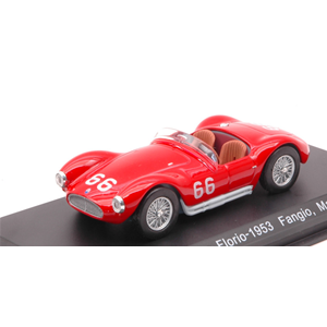 MASERATI A6GCS N.66 3rd TARGA FLORIO 1953 FANGIO-MANTOVANI 1:43 Editoria Auto Competizione Modellino