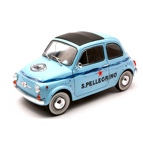 FIAT 500 1965 SAN PELLEGRINO 1:18 Solido Veicoli Commerciali Modellino