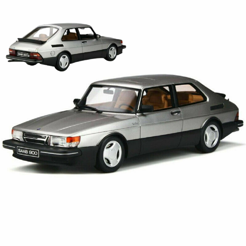 SAAB 900 TURBO 16V AERO MK1 1984 SILVER 1:18 Ottomobile Auto Stradali Modellino