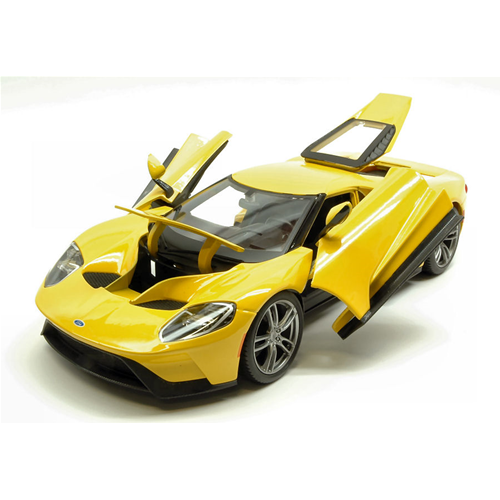 FORD GT 2017 YELLOW 1:18 Maisto Auto Stradali Modellino