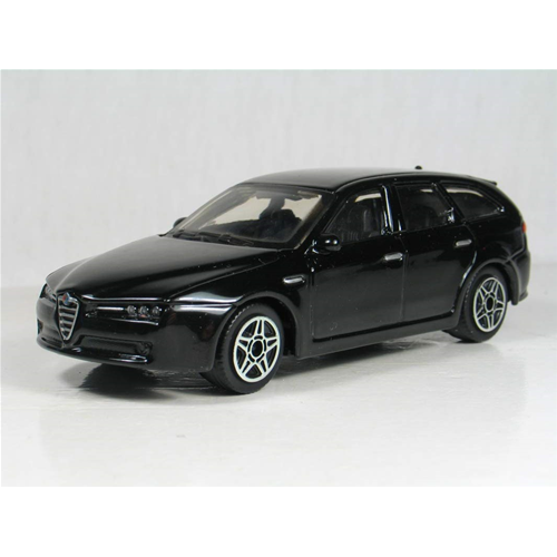 ALFA ROMEO 159 SPORTWAGON 2007 BLACK 1:43 Burago Auto Stradali Modellino