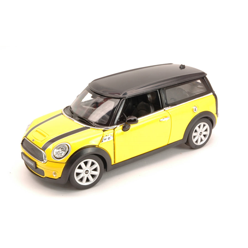 MINI COOPER CLUBMAN 2007 YELLOW 1:24 Rastar Auto Stradali Modellino