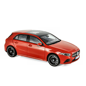 MERCEDES A-KLASSE 2018 RED 1:18 Norev Auto Stradali Modellino