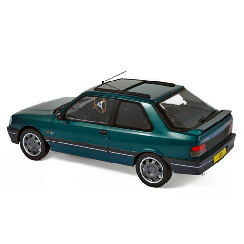 PEUGEOT 309 GTi 1991 GOODWOOD GREEN 1:18 Norev Auto Stradali Modellino