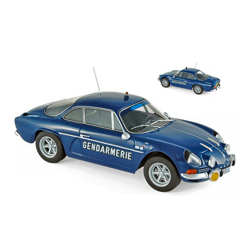 ALPINE RENAULT A110 1600S 1971 GENDARMERIE 1:18 Norev Forze dell'Ordine Modellino