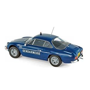 ALPINE RENAULT A110 1600S 1971 GENDARMERIE 1:18 Norev Forze dell'Ordine Modellino