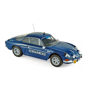 ALPINE RENAULT A110 1600S 1971 GENDARMERIE 1:18 Norev Forze dell'Ordine Modellino
