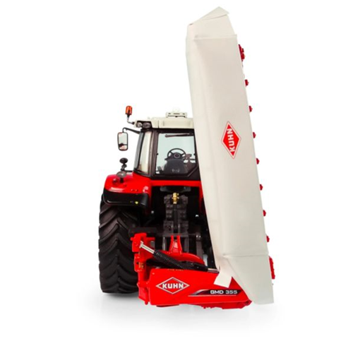 FALCIATRICE A RIPIEGAMENTO VERTICALE KUHN GMD 355 1:32 Universal Hobbies Mezzi Agricoli e Accessori Modellino
