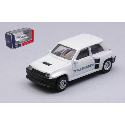 RENAULT 5 TURBO 1980 WHITE 1:64 Norev Auto Stradali Modellino