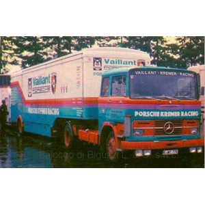 MERCEDES LPS 1632 KREMER 1981 RACING TRANSPORT 1:43 Ixo Model Camion Modellino