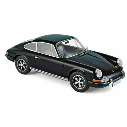 PORSCHE 911 S 1973 BLACK 1:18 Norev Auto Stradali Modellino