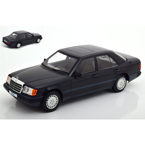 MERCEDES 300 E (W124) 1984 METALLIC BLACK 1:18 ModelCarGroup Auto Stradali Modellino