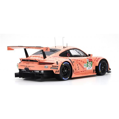 PORSCHE 911 RSR N.92 WINNER LMGTE LE MANS 2018 CHRISTENS.-ESTRE-VANTHOOR 1:12 Spark Model Auto Competizione Modellino