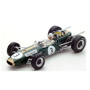 BRABHAM BT19 J.BRABHAM 1966 N.3 WORLD CHAMPION 1:18 Spark Model Formula 1 Modellino