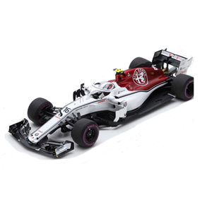 ALFA ROMEO SAUBER F1 C.LECLERC 2018 N.16 6th AZERBAIJAN GP 1:18 Spark Model Formula 1 Modellino