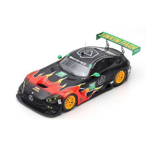 MERCEDES GT3 N.75 PETIT LE MANS 2017 VAUTIER-HABUL-VON MOLKE 1:18 Spark Model Auto Competizione Modellino