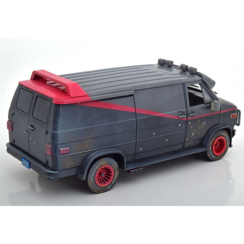GMC VANDURA THE A-TEAM 1983-87 DIRTY VERSION 1:18 Greenlight Movie Modellino