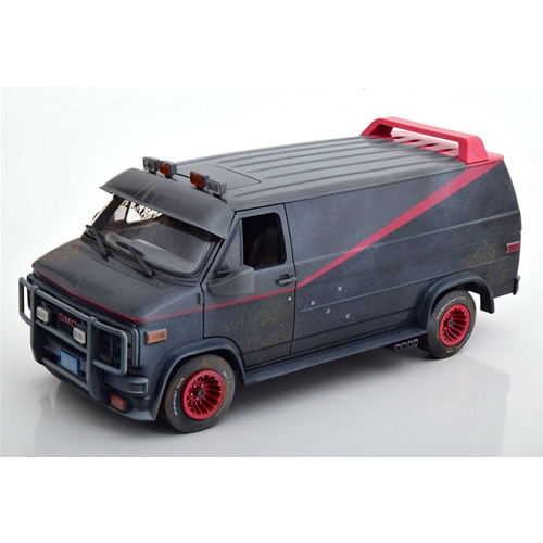 GMC VANDURA THE A-TEAM 1983-87 DIRTY VERSION 1:18 Greenlight Movie Modellino