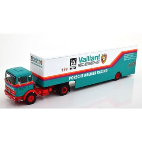 MERCEDES LPS 1632 KREMER 1981 RACING TRANSPORT 1:43 Ixo Model Camion Modellino