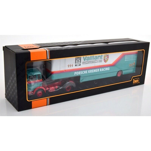 MERCEDES LPS 1632 KREMER 1981 RACING TRANSPORT 1:43 Ixo Model Camion Modellino