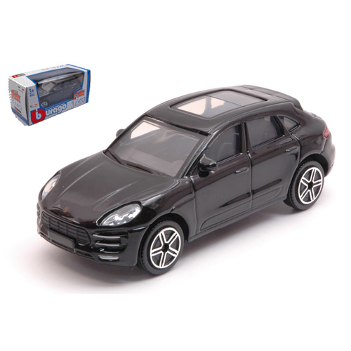 PORSCHE MACAN 2013 BLACK 1:43 Burago Auto Stradali Modellino