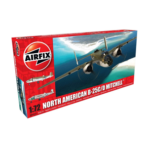 NORTH AMERICAN B25C/D MITCHELL KIT 1:72 Airfix Kit Aerei Modellino